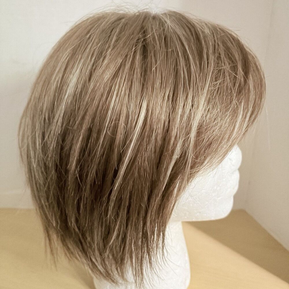 Rene of Paris Pax Full Wig ~ Icy Oak with Shadowed Roots ~ - Picture 5 of 11